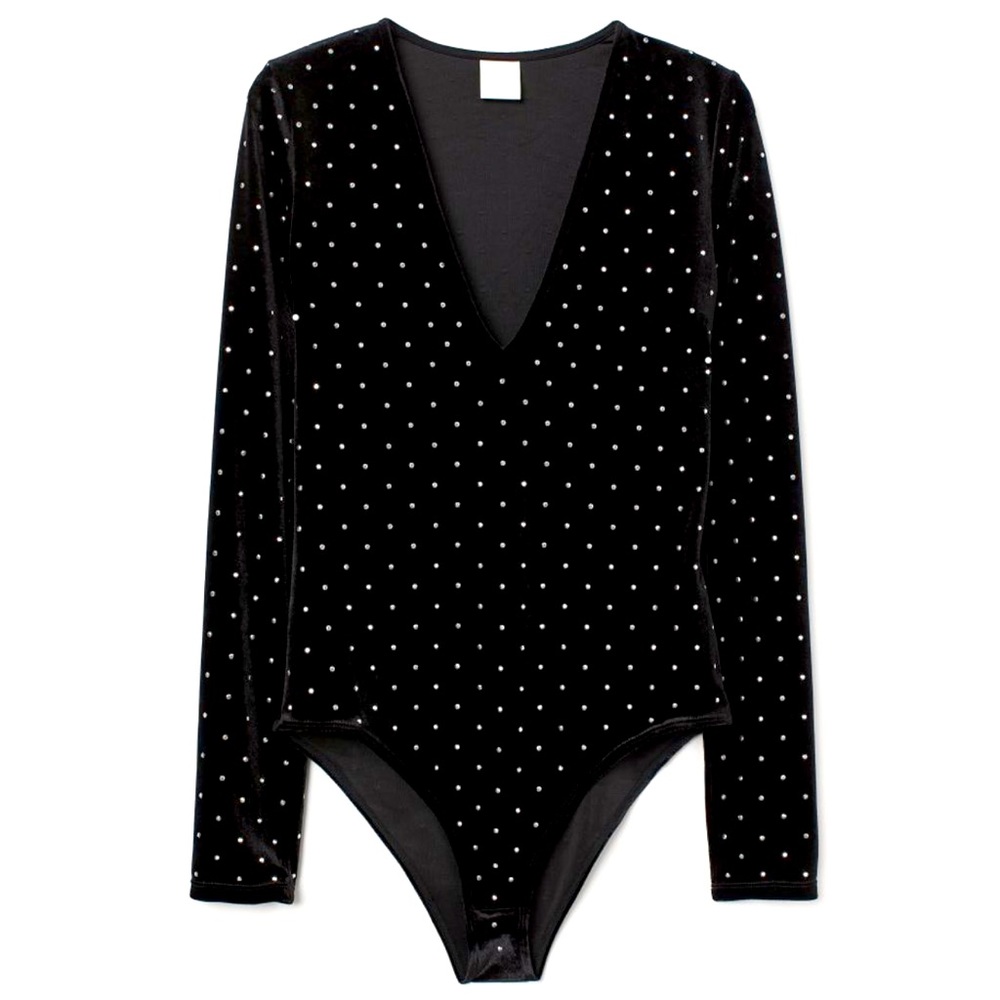 NWT V-Neck Long Sleeve Bodysuit
